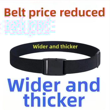 Ελαστική ζώνη μέσης από γνήσιο δέρμα για άνδρες και γυναίκες, αγκράφα με πιν, πλάτος κάτω από 2 εκ