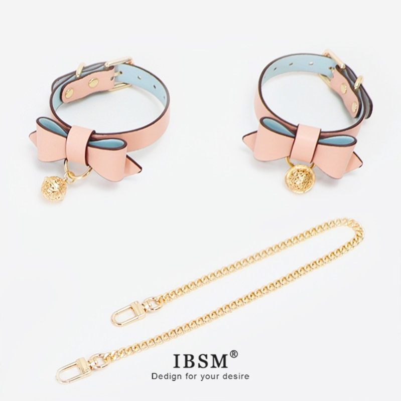 Kaklarota ar mezglotu formu, no sakausējuma, ar zeltīto pārklājumu, MSOUL, forma mezgls, viļņota ķēde