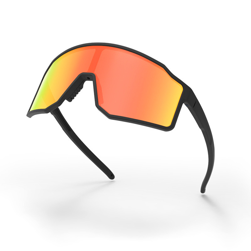 Poliarizuotos dviračių akinės, TR-90 rėmas, vėjo atsparios, pilnas rėmas, modelis Jh-161, reguliuojamos nosies pagalvėlės