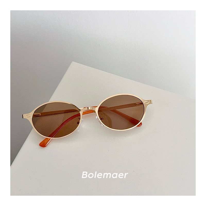 Dječje sunčane naočale s okruglim okvirom, netpolarizirane PC leće, pun okvir metal-plastika, pogodné za putovanja, vožnju, modu i nastupe, ljeto 2025