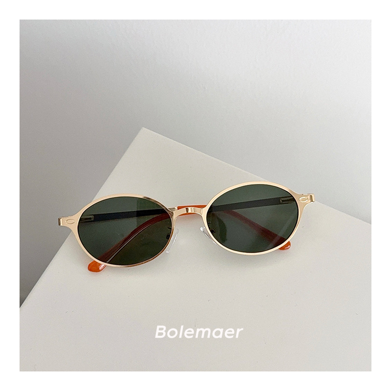 Dječje sunčane naočale s okruglim okvirom, netpolarizirane PC leće, pun okvir metal-plastika, pogodné za putovanja, vožnju, modu i nastupe, ljeto 2025