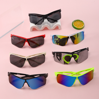 Dječje sunčane naočale, kvadratnog oblika, cijeli okvir, UV400, leće AC, okvir od PC, bez polarizacije