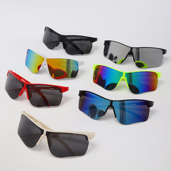 Dječje sunčane naočale, kvadratnog oblika, cijeli okvir, UV400, leće AC, okvir od PC, bez polarizacije