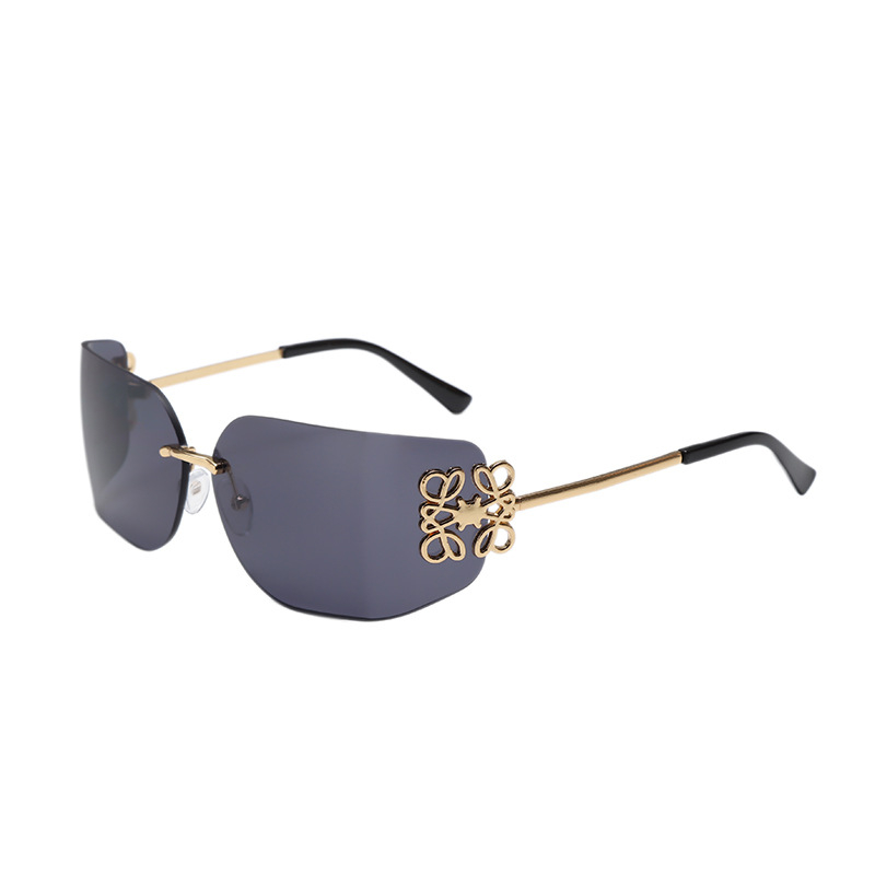 Naneské naočale bez okvira s konkavnim oblikom – UV400 zaštita, AC leće, PC okvir, elegantan minimalistički stil (Spring 2025)