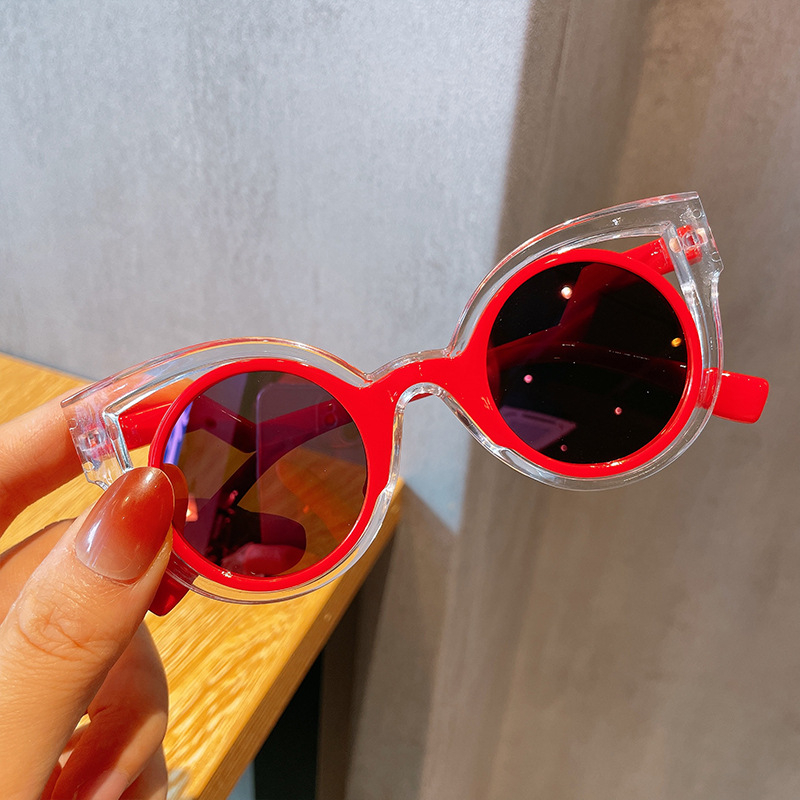 Dječje polarizirane sunčane naočale – puni okvir, plastičan okvir i leće, okrugli oblik
