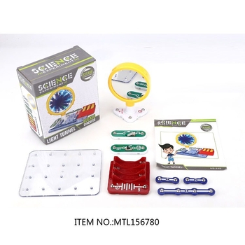 Set de blocuri electronice de construcție cu lumini, giroscop spațial și experimente educaționale