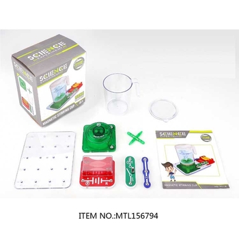 Set de blocuri electronice de construcție cu lumini, giroscop spațial și experimente educaționale