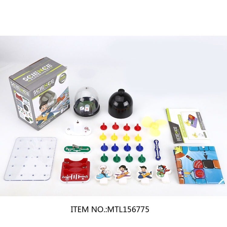 Set de blocuri electronice de construcție cu lumini, giroscop spațial și experimente educaționale