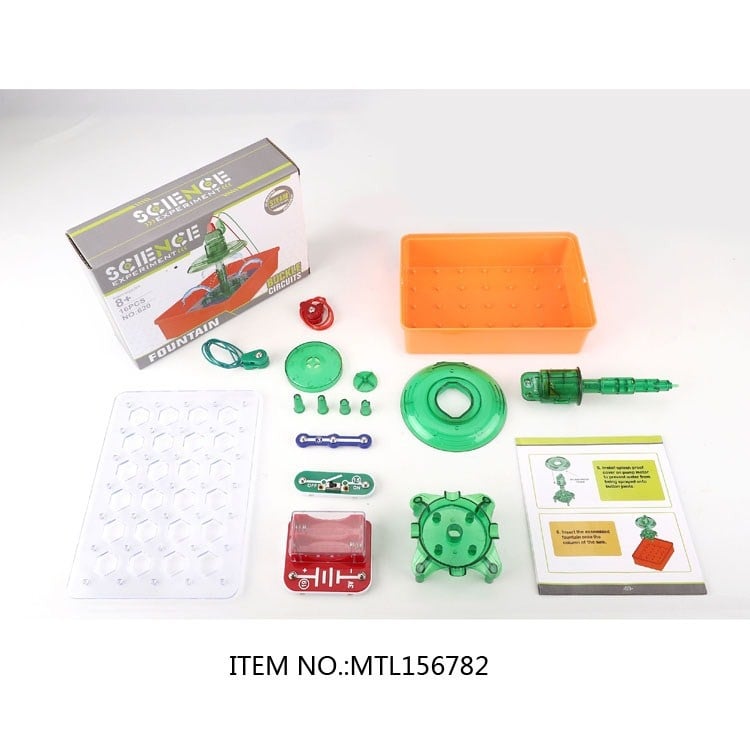 Set de blocuri electronice de construcție cu lumini, giroscop spațial și experimente educaționale