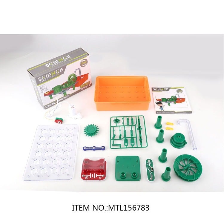 Set de blocuri electronice de construcție cu lumini, giroscop spațial și experimente educaționale