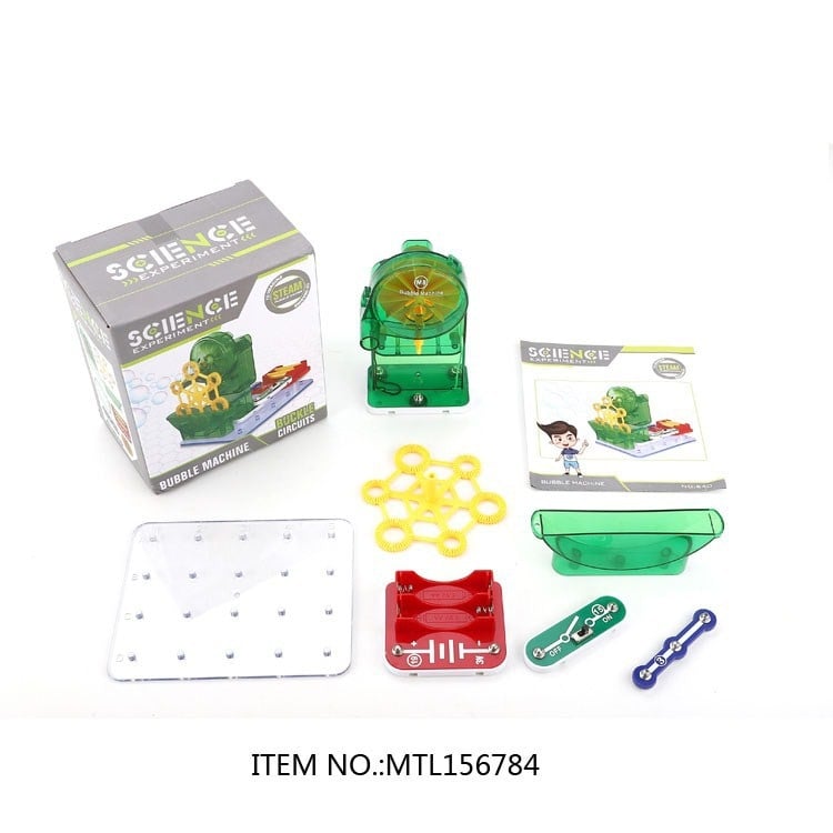 Set de blocuri electronice de construcție cu lumini, giroscop spațial și experimente educaționale