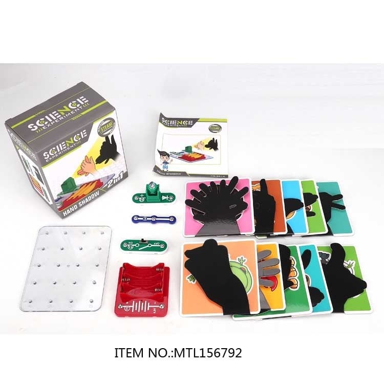 Set de blocuri electronice de construcție cu lumini, giroscop spațial și experimente educaționale