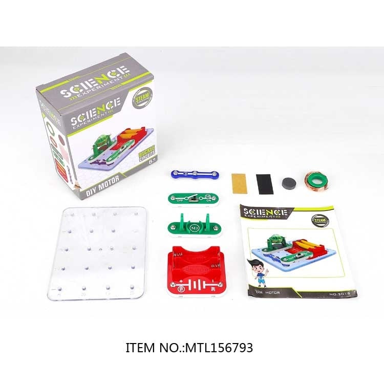 Set de blocuri electronice de construcție cu lumini, giroscop spațial și experimente educaționale