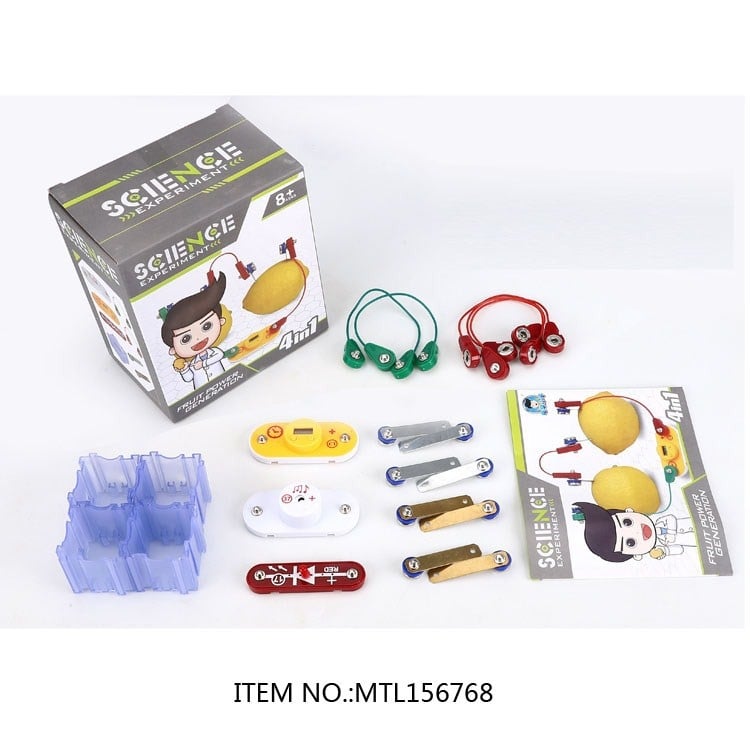 Set de blocuri electronice de construcție cu lumini, giroscop spațial și experimente educaționale