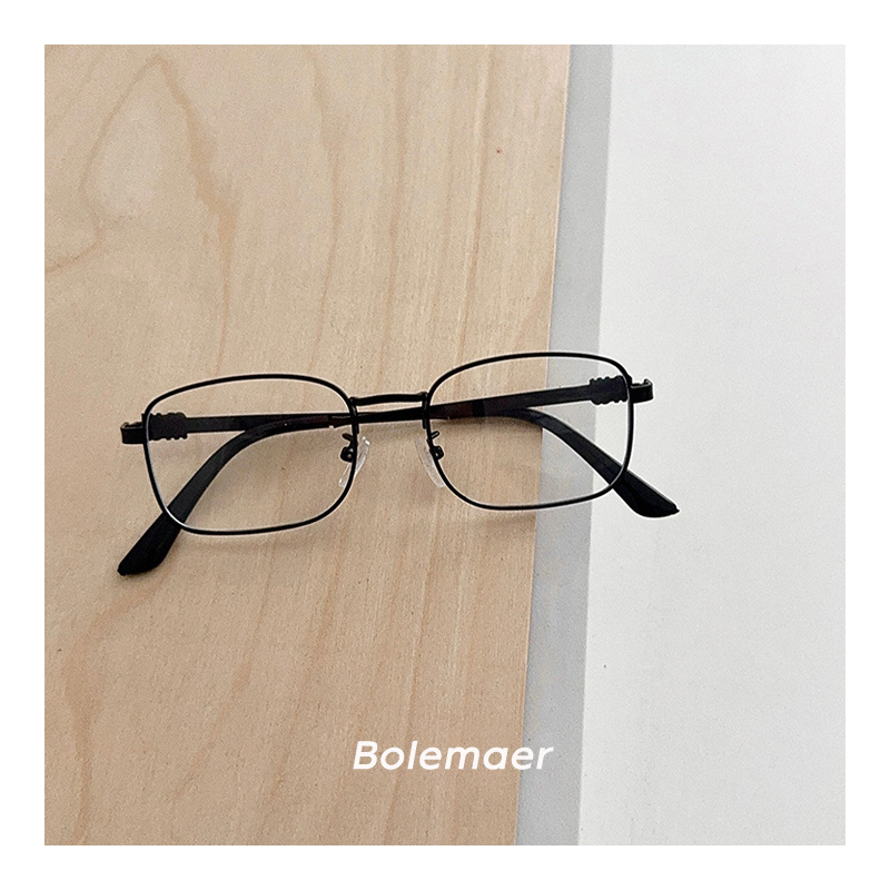 Dječje sunčane naočale: korejski retro kvadratni metalni okvir, u punom okviru, plastične leće, UV zaštita kategorija 2, ljeto 2025