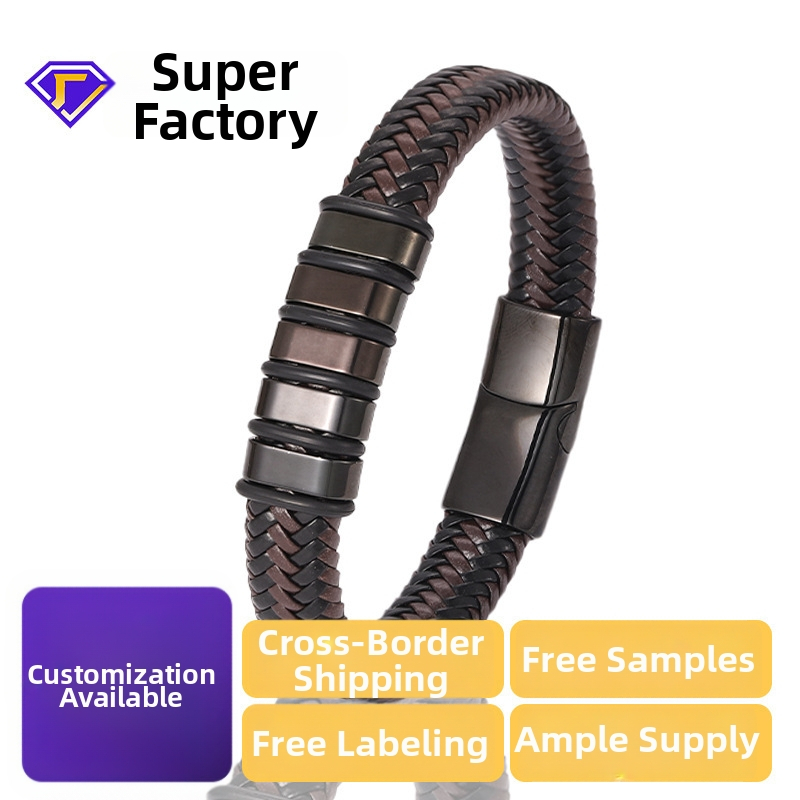 Nerūsējošā tērauda rokassprādze, universāls stils, ģeometrisks dizains, roku darbs, antistatiska un dekoratīva, zīmols Yima