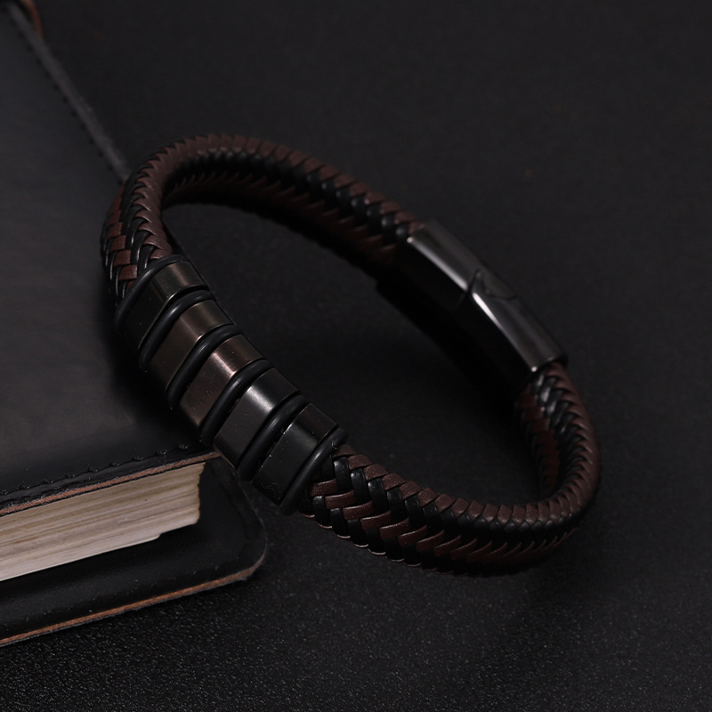 Nerūsējošā tērauda rokassprādze, universāls stils, ģeometrisks dizains, roku darbs, antistatiska un dekoratīva, zīmols Yima