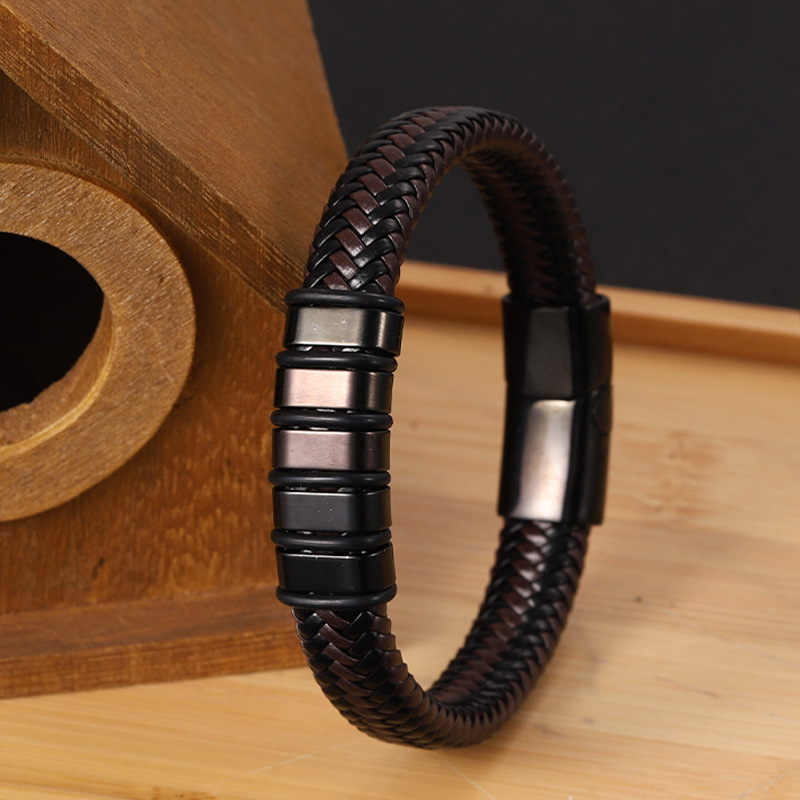 Nerūsējošā tērauda rokassprādze, universāls stils, ģeometrisks dizains, roku darbs, antistatiska un dekoratīva, zīmols Yima