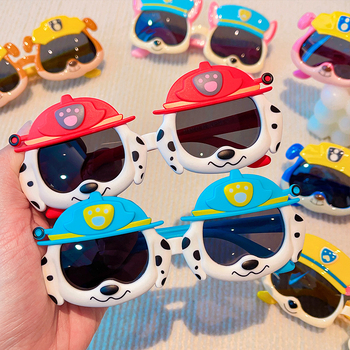 Dječje sunčane naočale s cartoon mecha dizajnom, polarizirane, UV380 zaštita, klip okvir, akrilne leće, okvir od plastike/PC