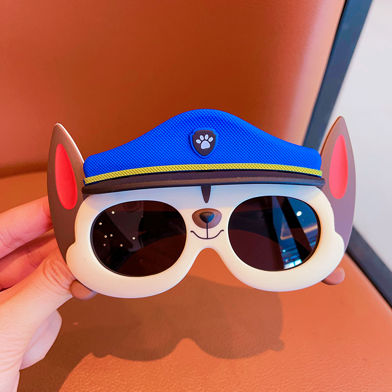 Dječje sunčane naočale s cartoon mecha dizajnom, polarizirane, UV380 zaštita, klip okvir, akrilne leće, okvir od plastike/PC