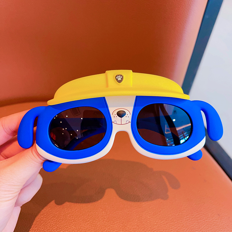 Dječje sunčane naočale s cartoon mecha dizajnom, polarizirane, UV380 zaštita, klip okvir, akrilne leće, okvir od plastike/PC