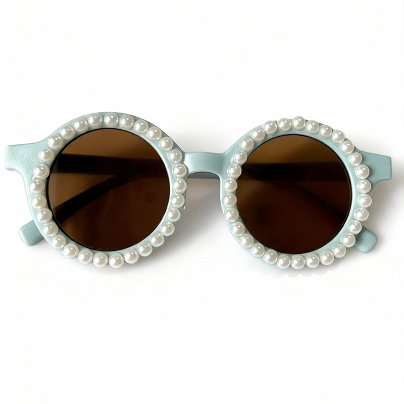 Bērnu saulesbrilles ar pērļu modes dizainu, pilns rāmis, modelis 8031, Forest Fox, Ziemas 2025