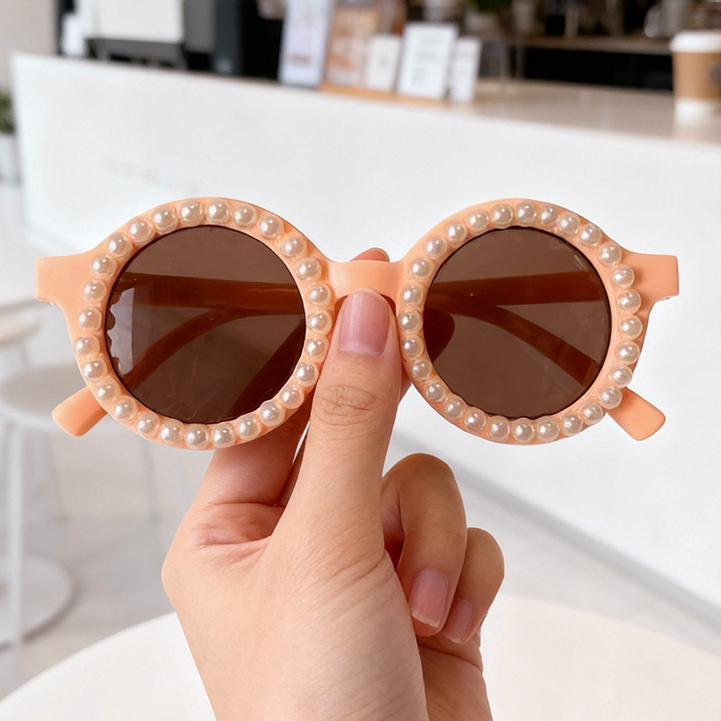 Bērnu saulesbrilles ar pērļu modes dizainu, pilns rāmis, modelis 8031, Forest Fox, Ziemas 2025