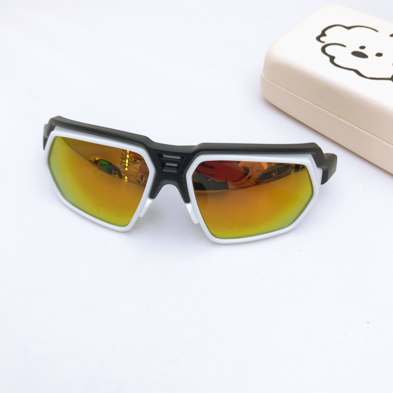 Dječje polarizirane sunčane naočale UV400, kružni okvir, PC okvir s AC lećama – za dječake, moderan stil