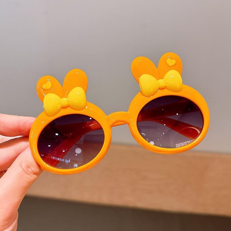 Dječje sunčane naočale – cartoon dizajn, okrugli okvir, puni okvir, UV380, AC leće, PC okvir