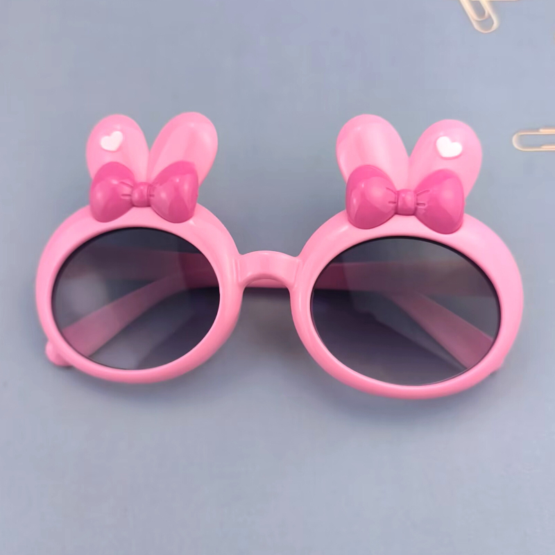 Dječje sunčane naočale – cartoon dizajn, okrugli okvir, puni okvir, UV380, AC leće, PC okvir