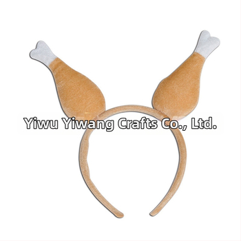 Diademă cu pălărie de curcă și ochelari pentru Ziua Recunoștinței – material: pânză; proces: semi-manual/semi-mecanic; personalizare disponibilă