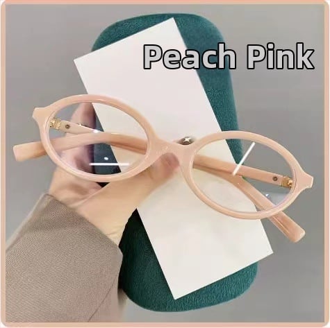 Ochelari de lectură cu protecție împotriva luminii albastre, ramă rotundă, lentile și ramă din PC, construcție cu ramă completă, suport pentru vedere la aproape, adulți, stil elegant