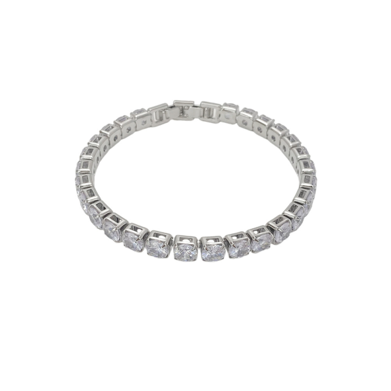 Bakrena narukvica s dijamantima, geometrijski jednoslojni dizajn, Ins stil, palladijev premaz, za žene