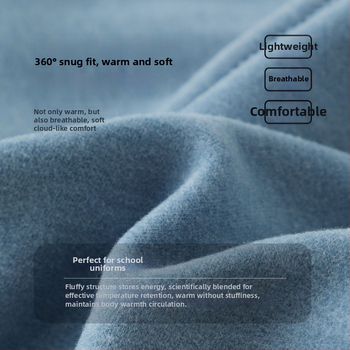 Bērnu divslāņu siltas adītiem bikses, augsta josta, rudens–ziemas sezona, 8+ gadi, akrila šķiedras adījums