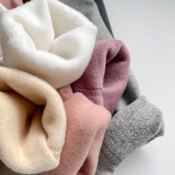 Bērnu bieza kokvilnas legingas ar iekšējo flīsi, 95% kokvilna, vidējā josta, pavasara un rudens sezonai, vecums 3–8 gadi