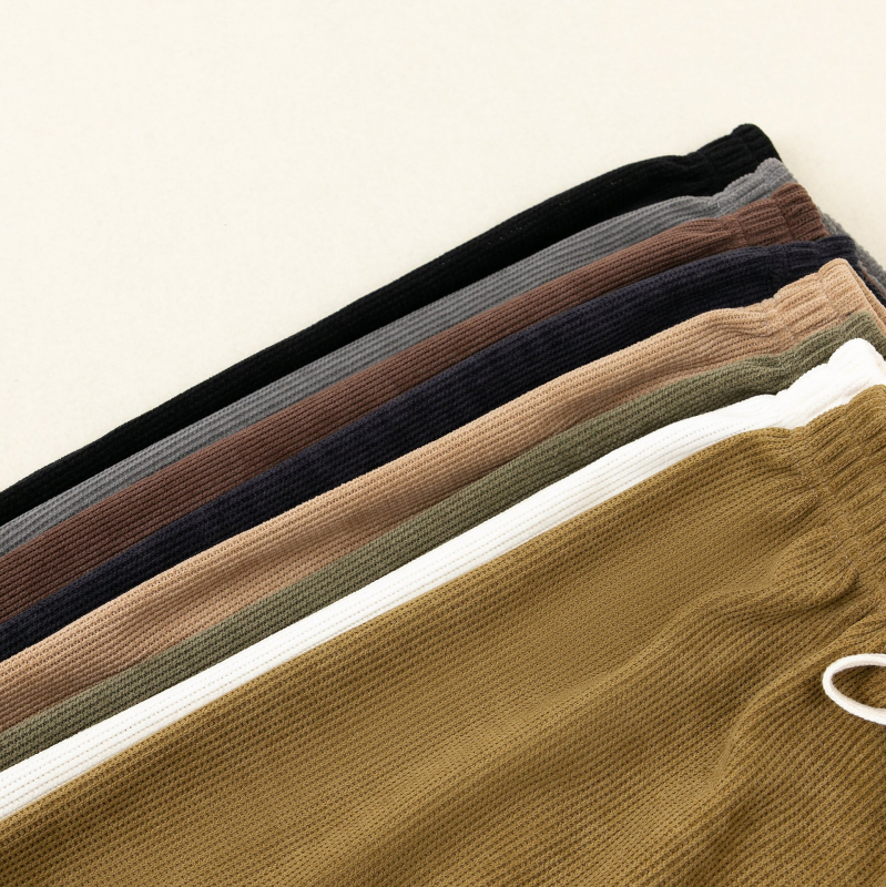Bērnu corduroy bikses no kokvilnas, pavasaris-rudens, vidējā josta, gumijas aizdare