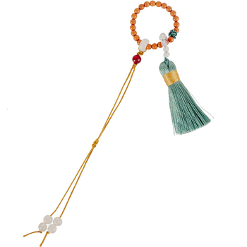 Pandantiv, ciucuri împletiți manual, serie în stil antic, Barbie tan material