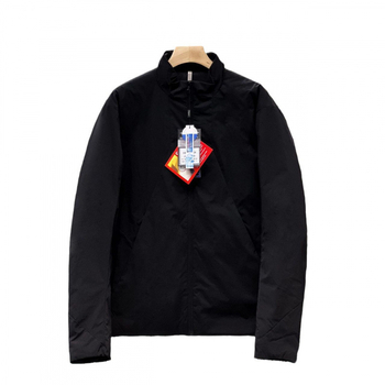 Muška jakna s pamukovim punjenjem, vanjski najlon, kapuljača, stojeći ovratnik, zatvarač