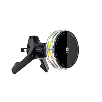Auto držač za telefon s bežičnim punjenjem, dvostruki magnetski, sklopivi zaslon, 25W, kompatibilan s navigacijom