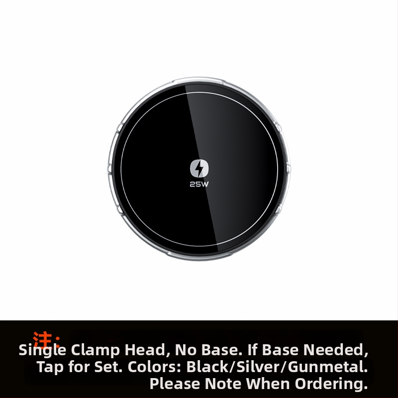 Auto držač za telefon s bežičnim punjenjem, dvostruki magnetski, sklopivi zaslon, 25W, kompatibilan s navigacijom