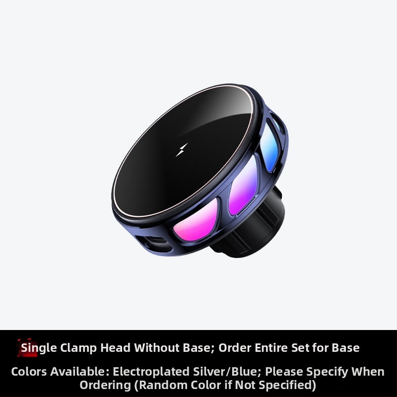 Auto držač za telefon s bežičnim punjenjem, dvostruki magnetski, sklopivi zaslon, 25W, kompatibilan s navigacijom