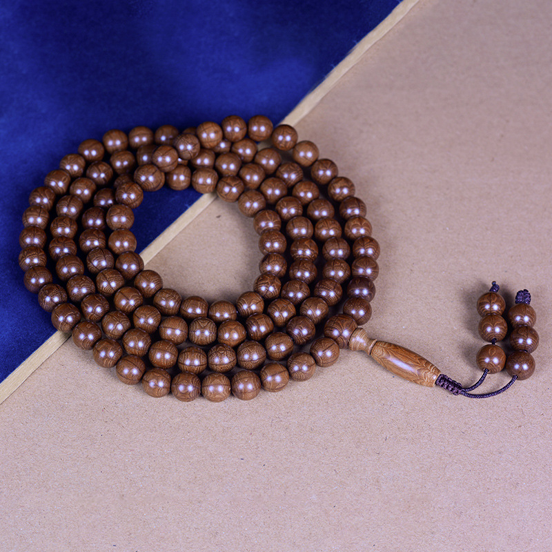 Narukvica od šest vrsta drveta, kružne perle, polirane, unisex, 20 mm perli