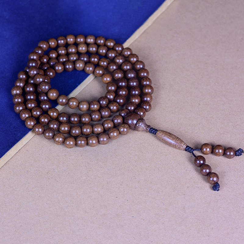 Narukvica od šest vrsta drveta, kružne perle, polirane, unisex, 20 mm perli