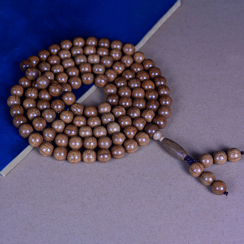 Narukvica od šest vrsta drveta, kružne perle, polirane, unisex, 20 mm perli