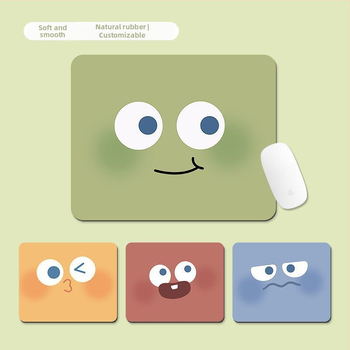 Подложка за мишка с киткова опора – антихлъзгаща настолна подложка, естествен каучук, дизайн с карикатура и трансфер на топлина, за офис и гейминг, OEM/персонализиране
