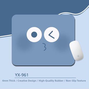 Подложка за мишка с киткова опора – антихлъзгаща настолна подложка, естествен каучук, дизайн с карикатура и трансфер на топлина, за офис и гейминг, OEM/персонализиране