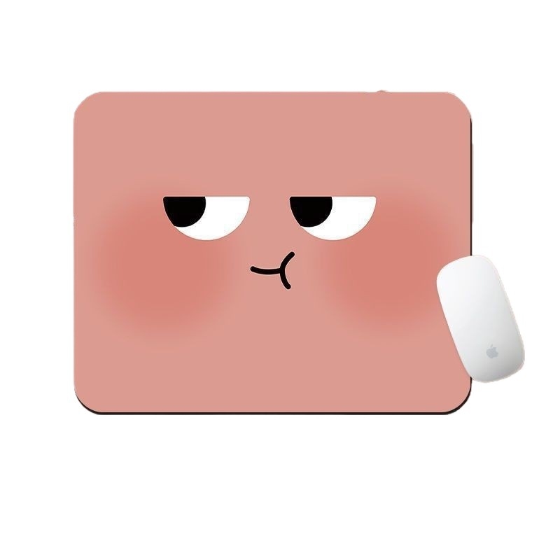 Подложка за мишка с киткова опора – антихлъзгаща настолна подложка, естествен каучук, дизайн с карикатура и трансфер на топлина, за офис и гейминг, OEM/персонализиране