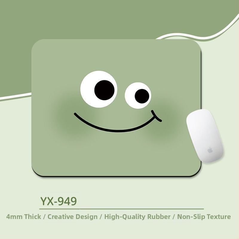 Подложка за мишка с киткова опора – антихлъзгаща настолна подложка, естествен каучук, дизайн с карикатура и трансфер на топлина, за офис и гейминг, OEM/персонализиране