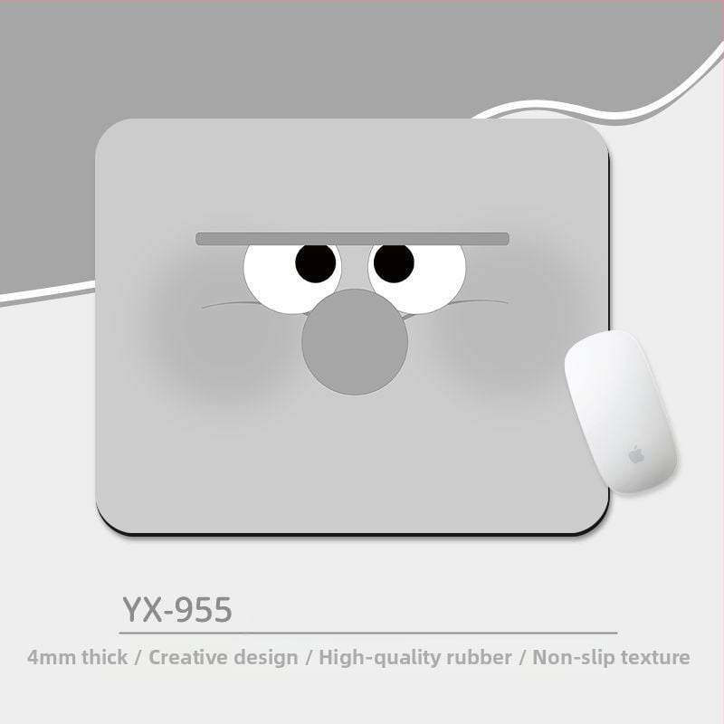 Подложка за мишка с киткова опора – антихлъзгаща настолна подложка, естествен каучук, дизайн с карикатура и трансфер на топлина, за офис и гейминг, OEM/персонализиране