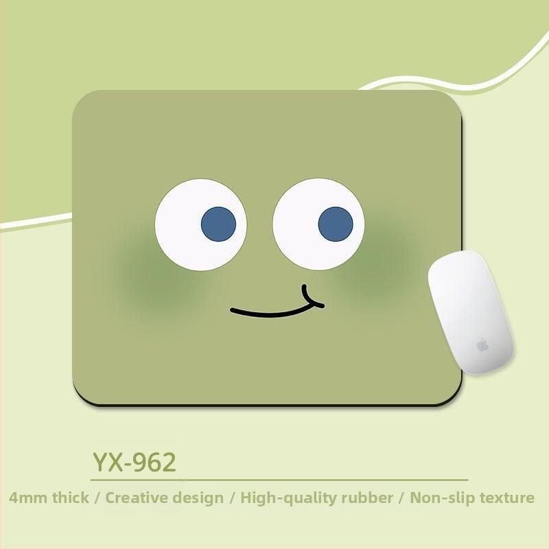 Подложка за мишка с киткова опора – антихлъзгаща настолна подложка, естествен каучук, дизайн с карикатура и трансфер на топлина, за офис и гейминг, OEM/персонализиране